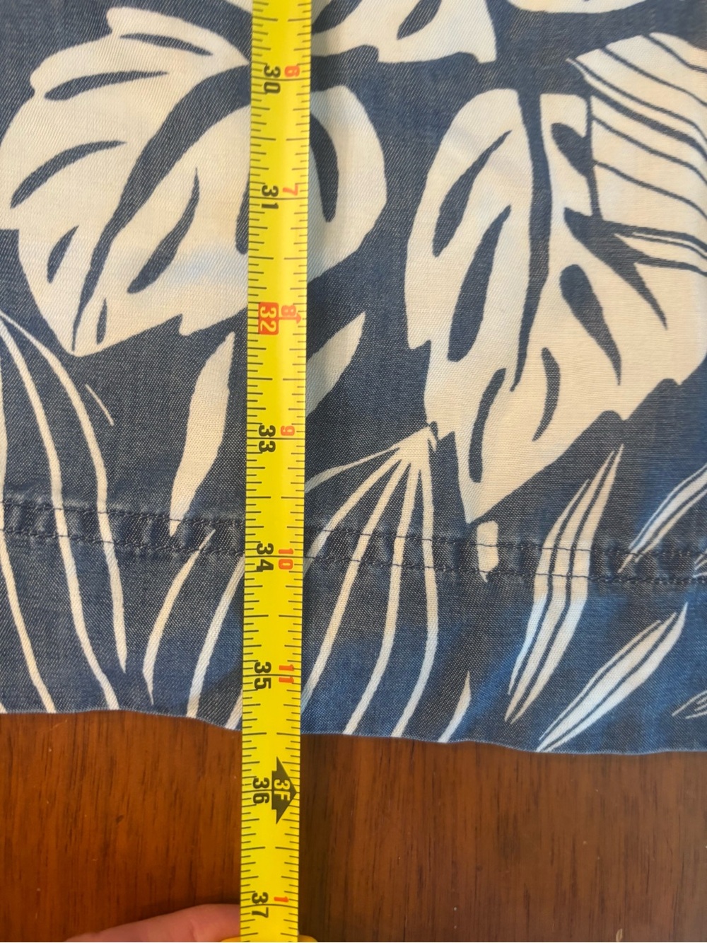 Tommy Bahama Blue & White Floral Midi Dress Large - Picture 6 of 7
